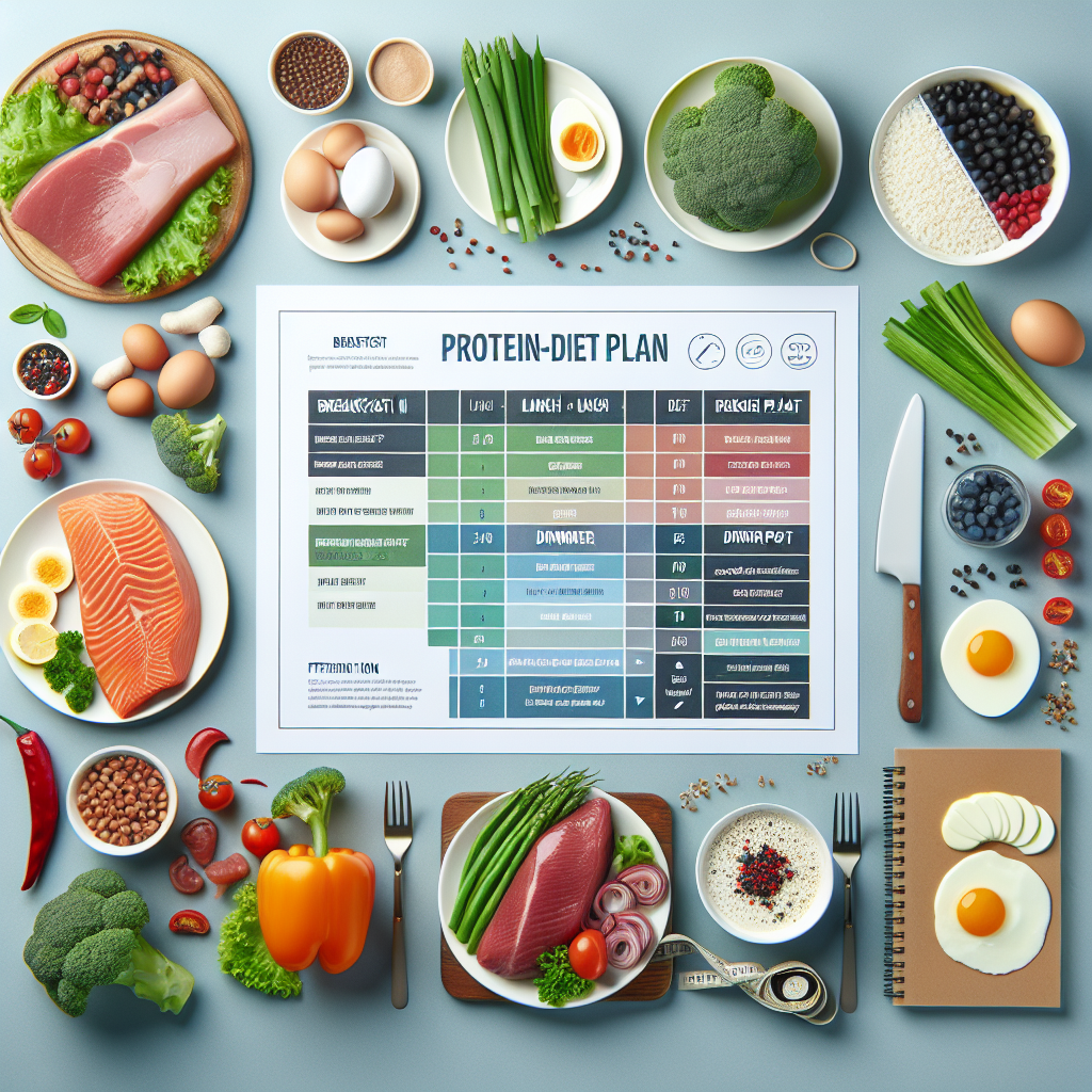 régime protéiné menu type