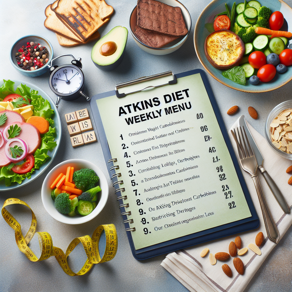 régime atkins menu semaine