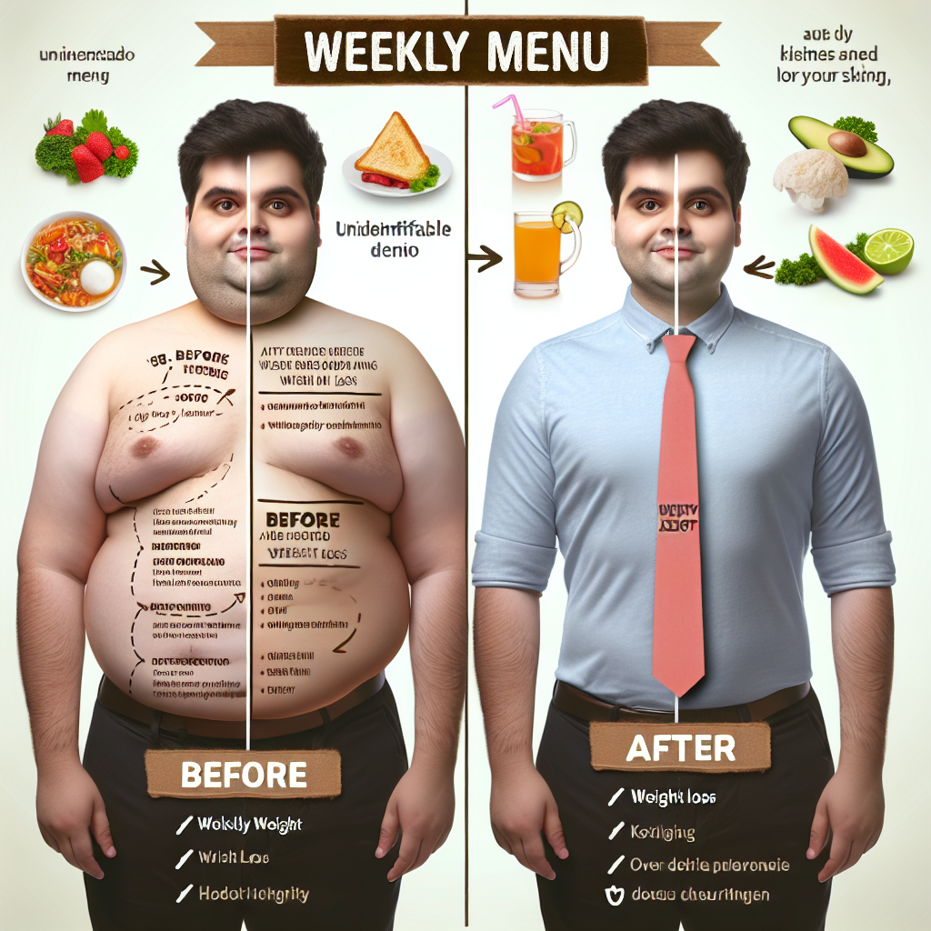menu semaine perte de poids